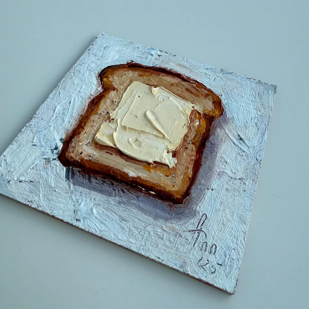 Painting of Butter Original Framed oil Artwork